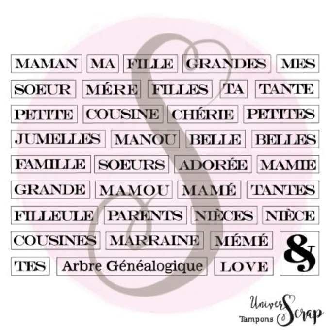 Tampon Petits Mots au Féminin