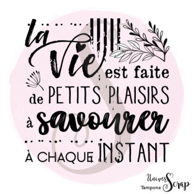 Tampon Savourer la vie