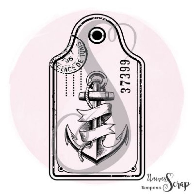Tampon Tag Ancre Marine