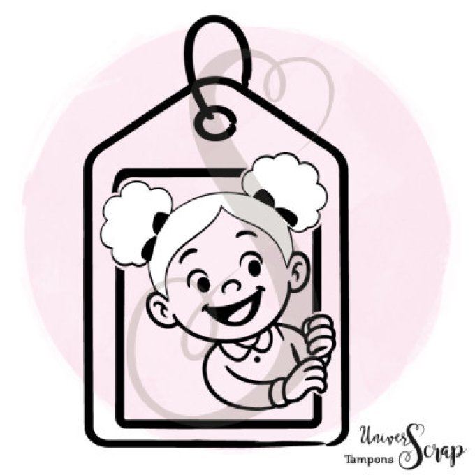 Tampon Tag Petit écolière