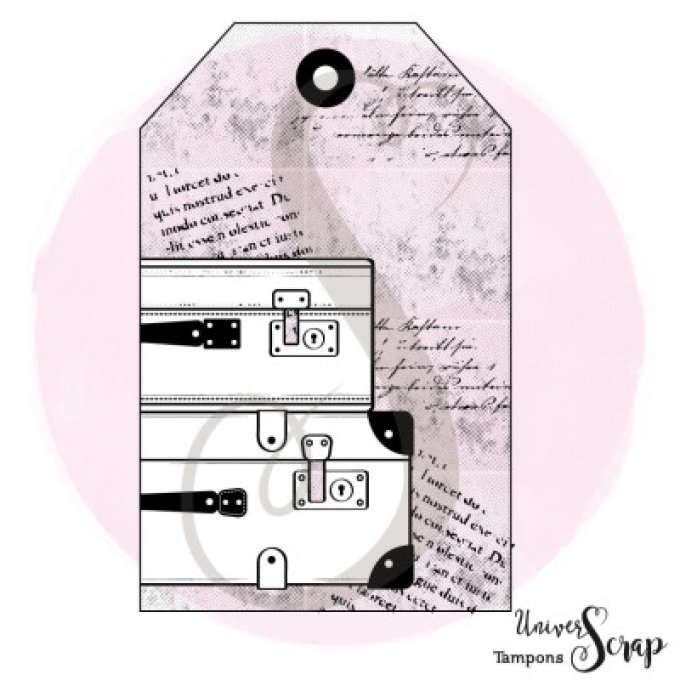 Tampon Tag Valises Vintage