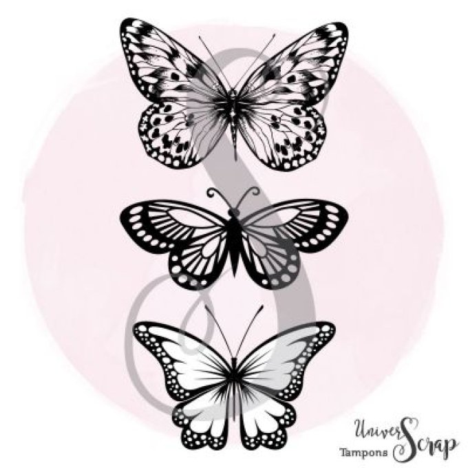 Tampon Trio de Papillons