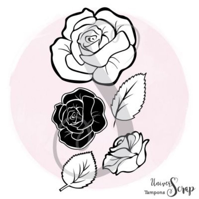 Tampon Trio de roses