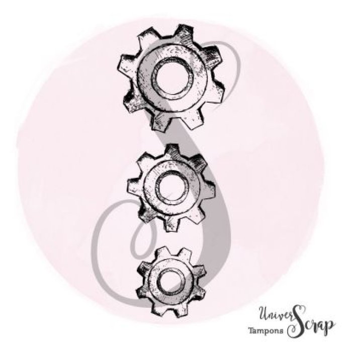 Tampon Trio de rouages
