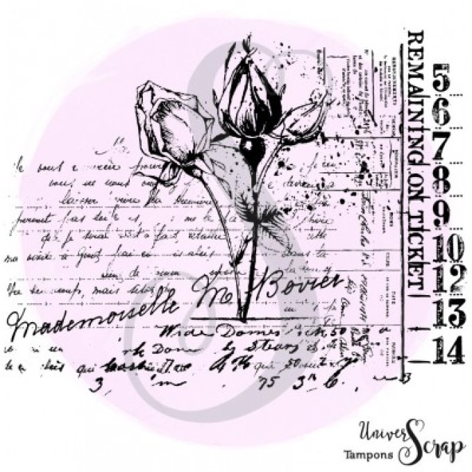 Tampon Roses Grungy