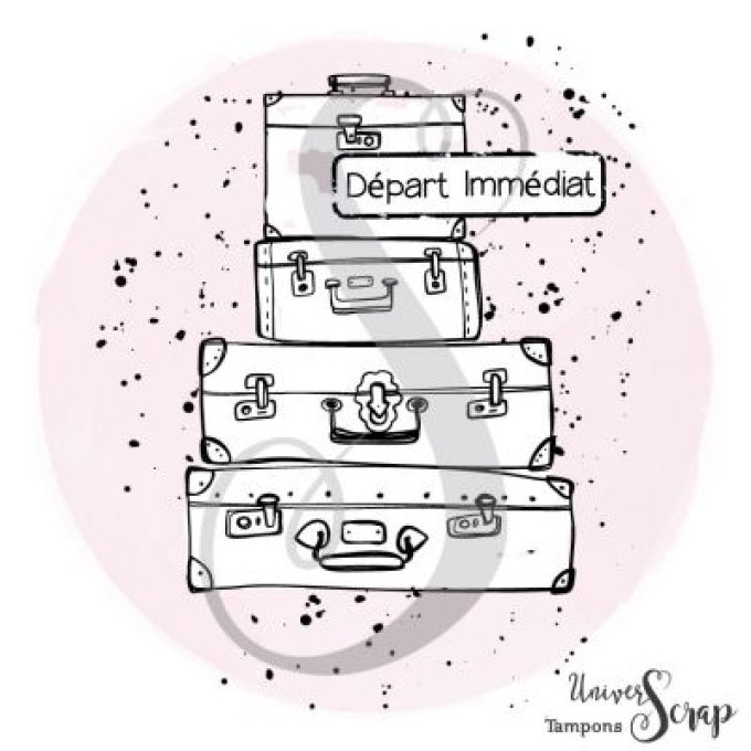 Tampon Valises Départ Immédiat