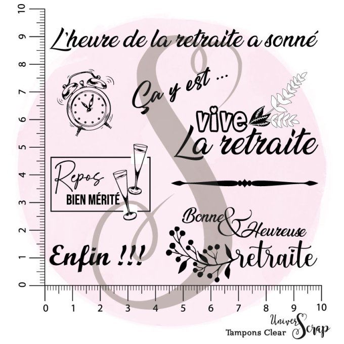 Tampons Clear "Bonne Retraite"
