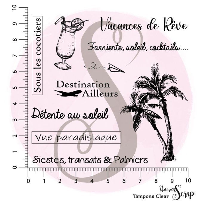 Tampons Clear "Sous Les Cocotiers"